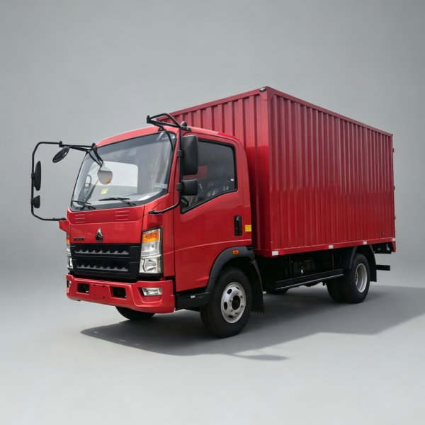 Howo 4x2 116hp 5tons Box Cargo Truck