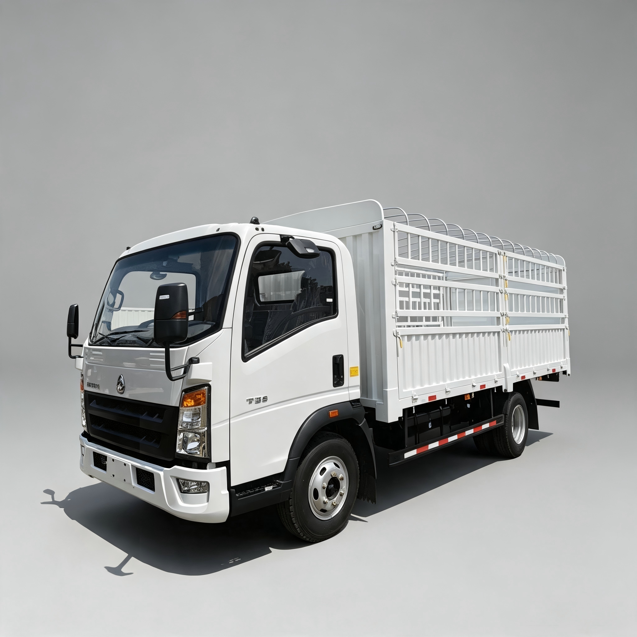 Howo 4x2 116hp 5tons Fence Cargo Truck