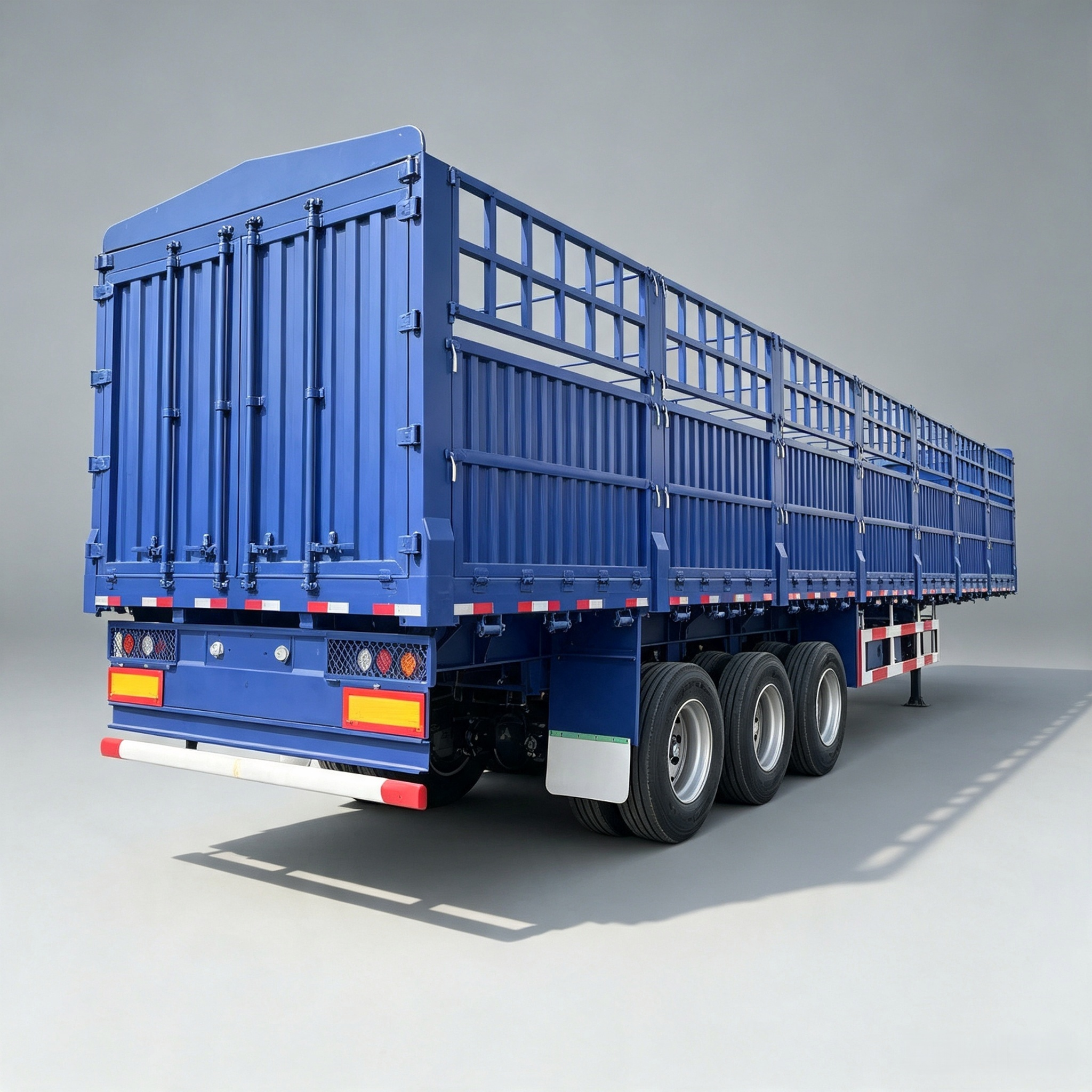 4 Axle Fence Cargo Truck Trailer