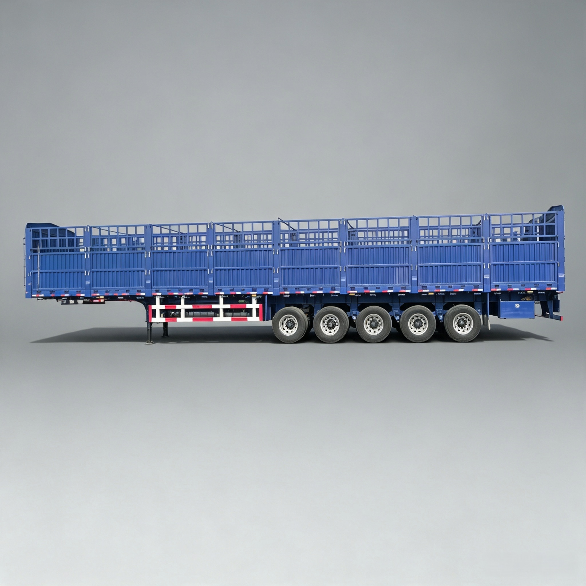 4 Axle Fence Cargo Truck Trailer - Image 4