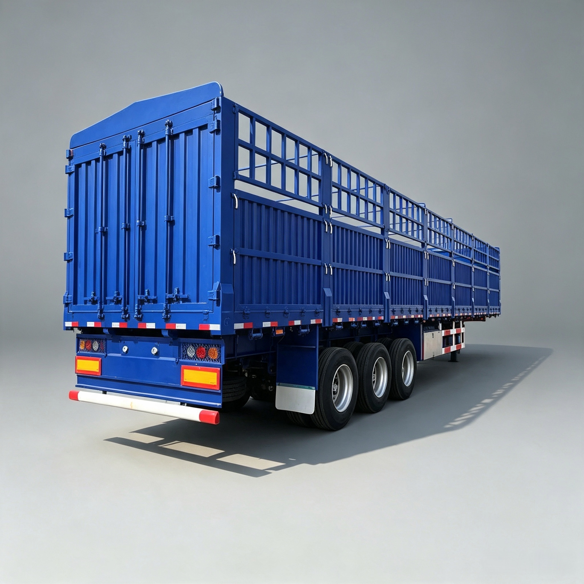 4 Axle Fence Cargo Truck Trailer - Image 5