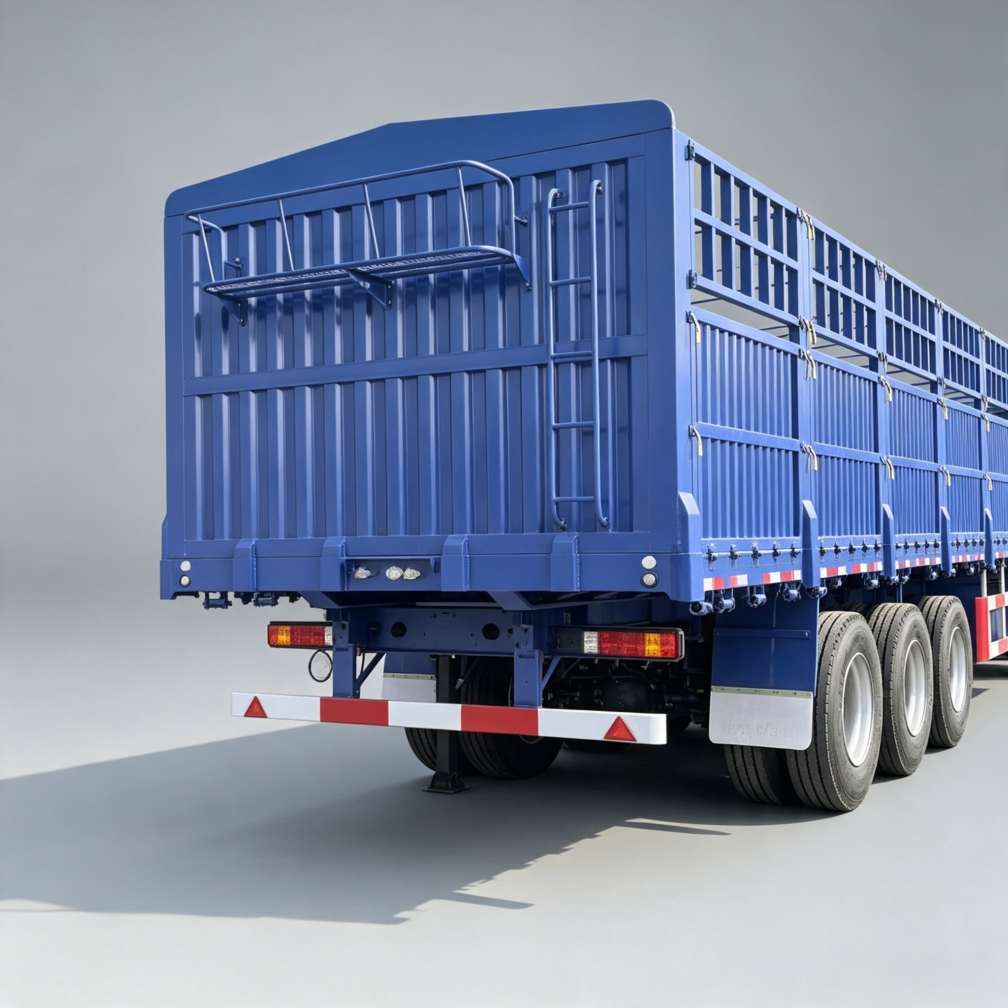 4 Axle Fence Cargo Truck Trailer - Image 2