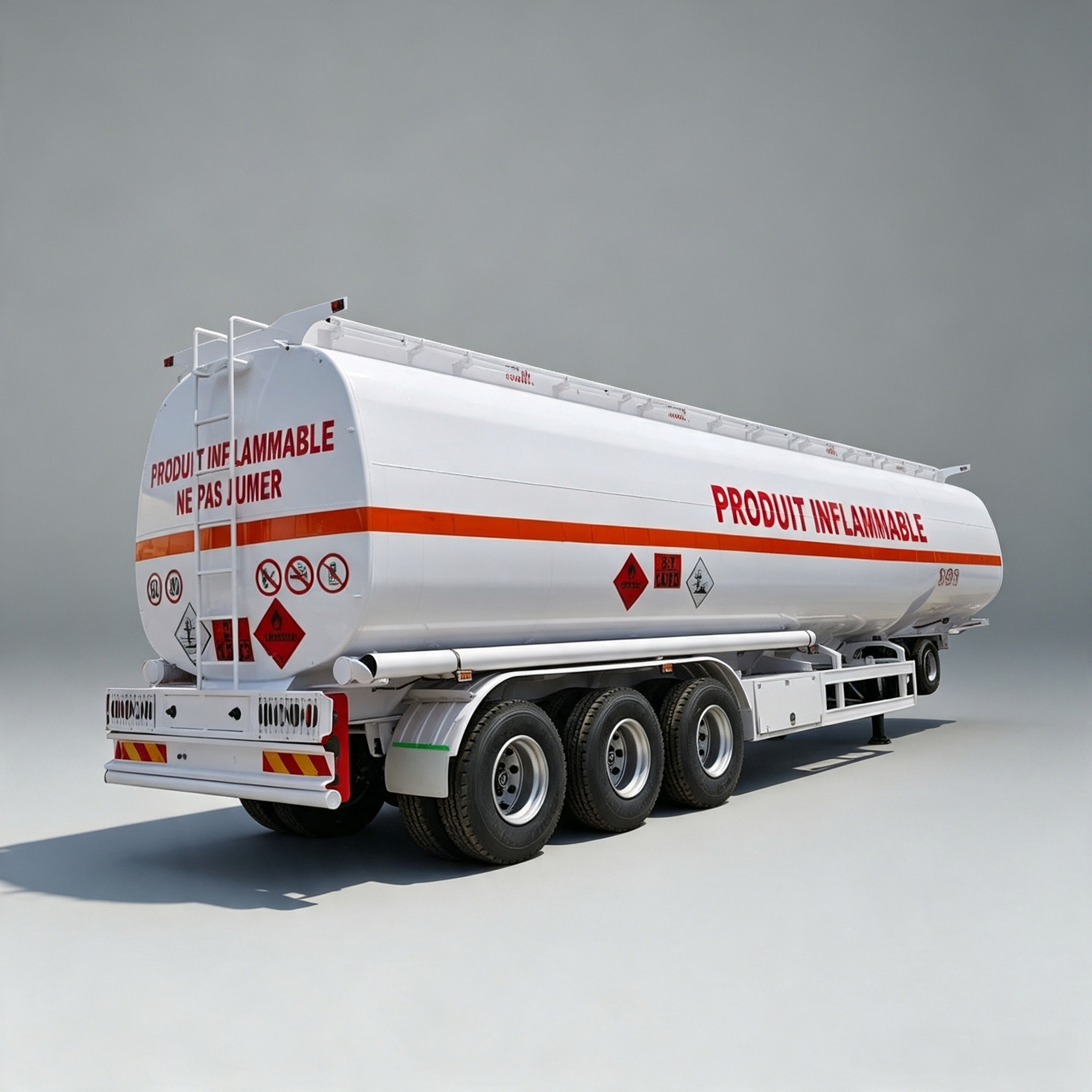 3 Axle 60000 Liters Monoblock Tanker Trailer