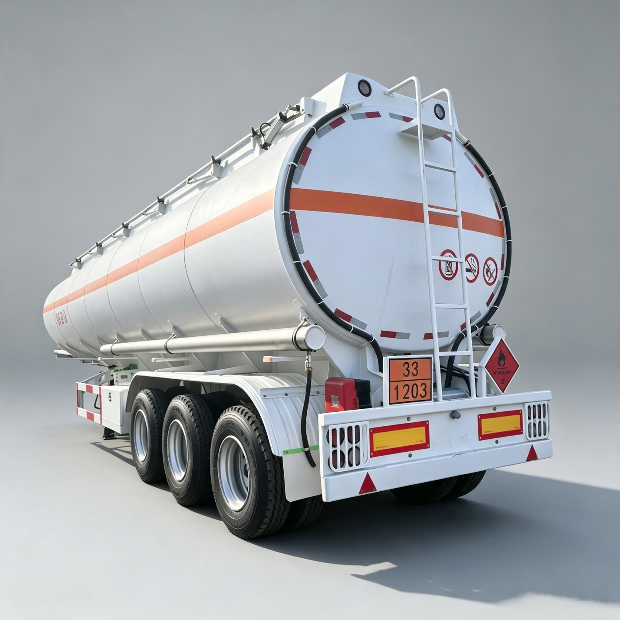 3 Axles 40000liters Fuel Trailer Tanker - Image 2