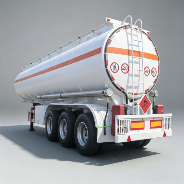 3 Axles 40000liters Fuel Trailer Tanker